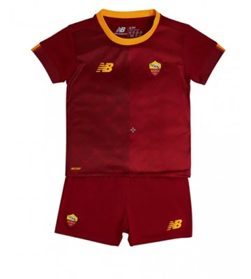 AS Roma Hjemmedraktsett Barn 2022-23 Kortermet (+ Korte bukser)